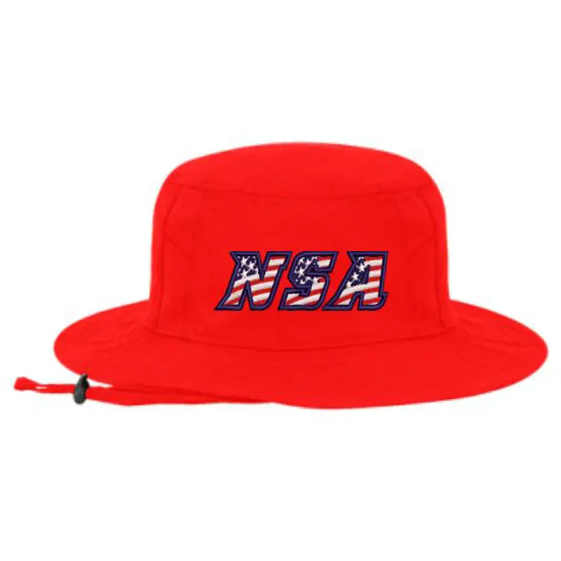 Nsa Flag Series Bucket Hat – Official Red Team Style 1