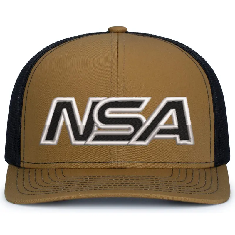 Nsa Outline Series Adjustable Snapback Hat – Style 104 1