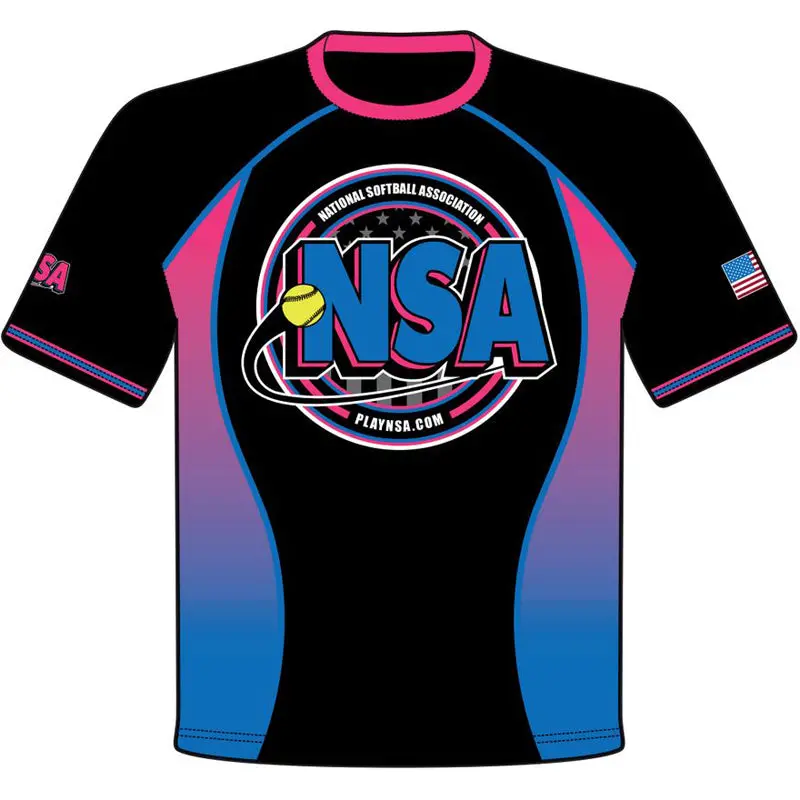 Nsa Vice Sublimated Short Sleeve Shirt – Vibrant Softball Teamwear 1