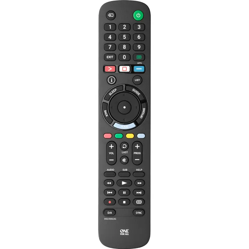 One For All Urc4912 Universal Remote For Sony Tvs – Black 1