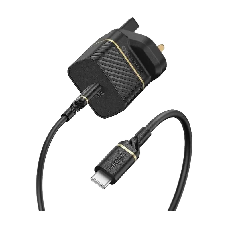 Otterbox 18W Usb-C Pd 3.0 Wall Charger – Fast Charging Power Adapter (Black) 1