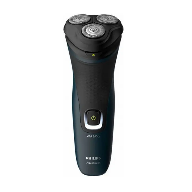 Philips Aquatouch S1121 Electric Shaver – Wet/Dry Use, Blue And Black Design 1