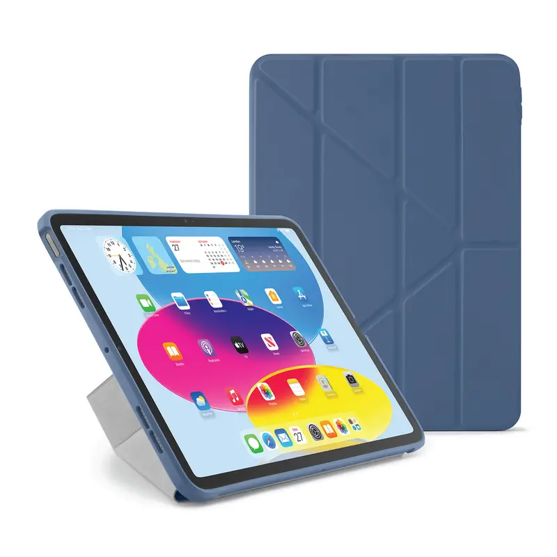 Pipetto Origami No1 Ipad 10Th Gen Case – Stylish Navy Foldable Sleeve 1