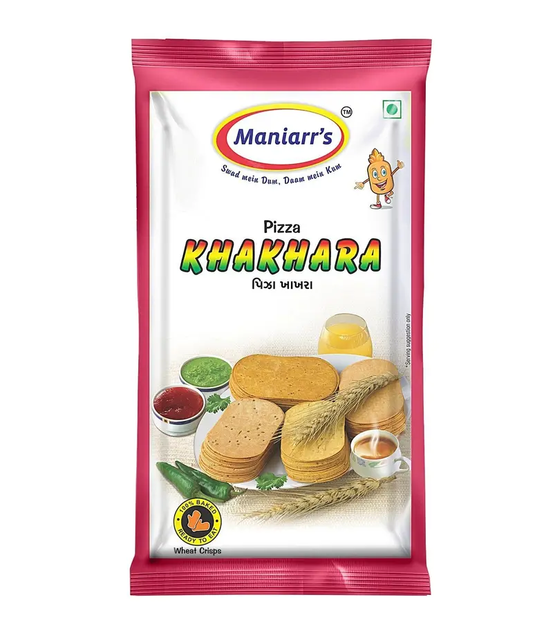 Pizza-Flavored Khakhra Snack Pack – 8 Count 1