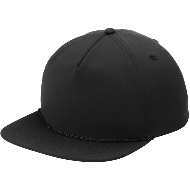 Port Authority 5-Panel Rope-Style Polyester Cap 1