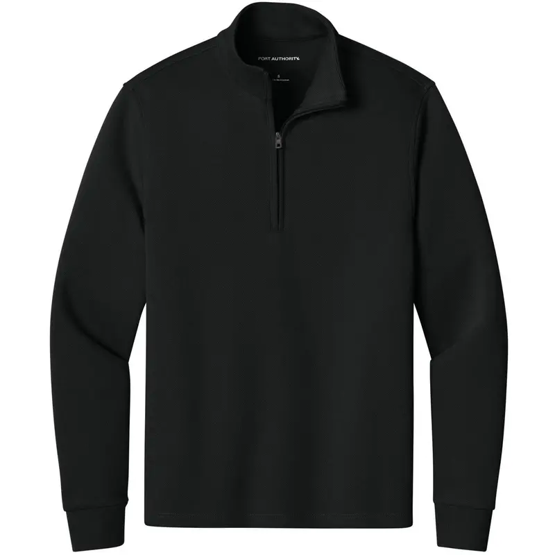 Port Authority Men'S Wearever Signature Double-Pique Quarter-Zip 1