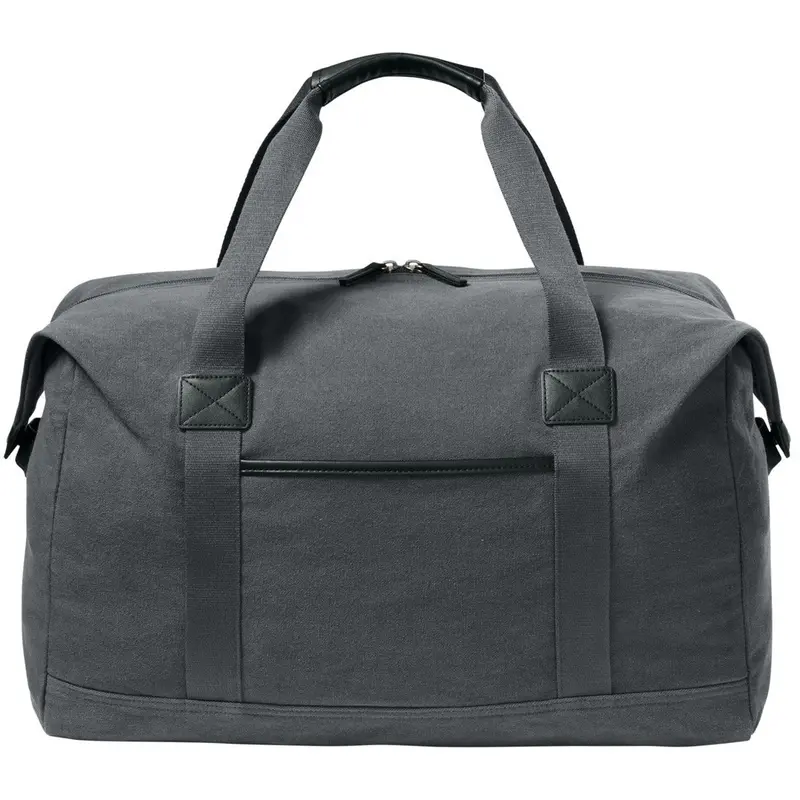 Port Authority Washed Canvas Duffel – Casual Weekender With Vintage Texture 1