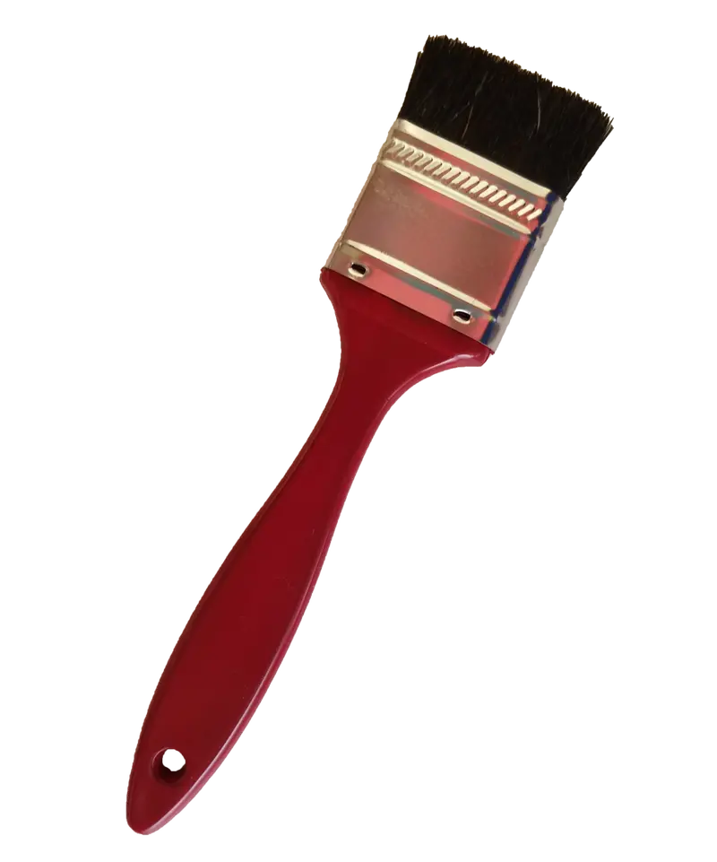 Precision Detail Brush – Red Pigmented Bristles 1