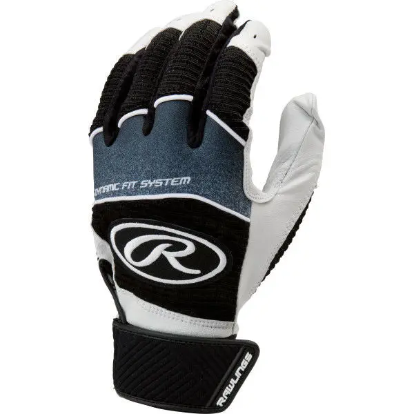 Rawlings Workhorse Youth Baseball Batting Gloves – Grey 1