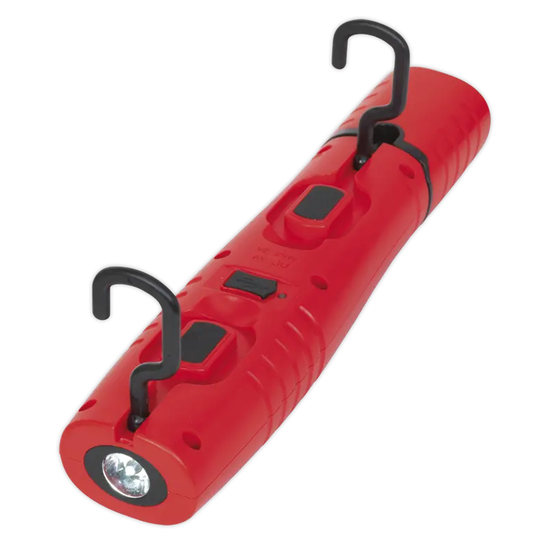 Rechargeable 360° Inspection Lamp – 7 Smd + 3W Red Led, Lithium-Ion Powered 1