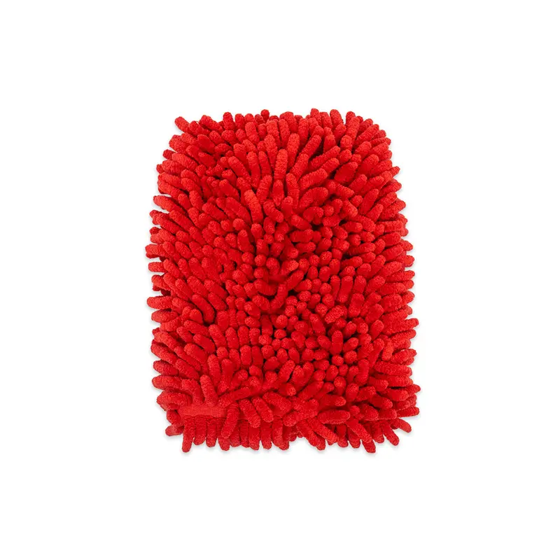 Red Chenille Microfiber Wash Pad 1