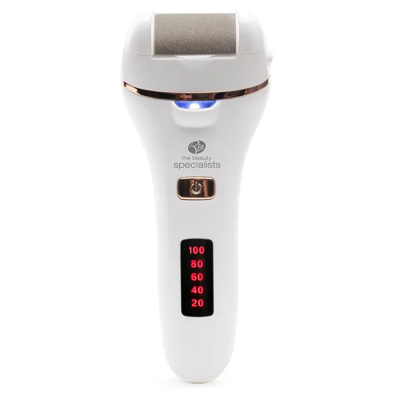 Rio Go Smooth Electric Foot File For Hard Skin Removal – White | Pedi4 1