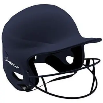 Rip It Vision Pro Matte Batting Helmet With Full Face Mask – Fastpitch Ready (Model Vis) 2