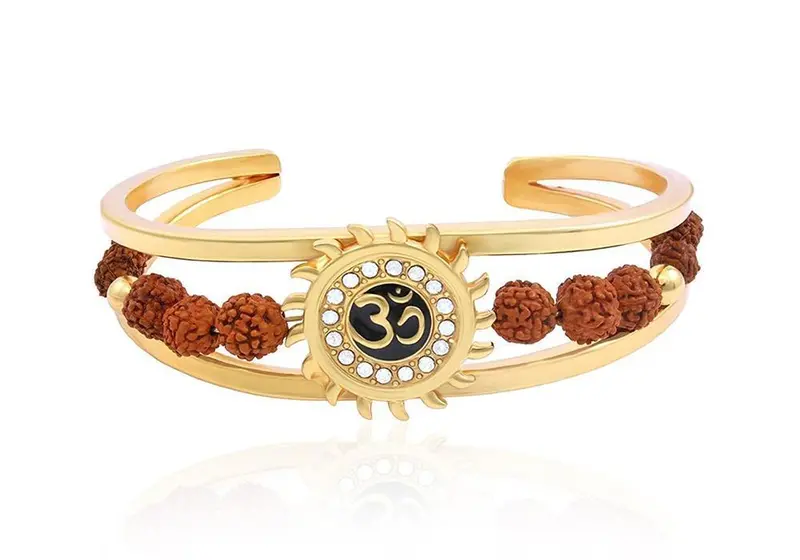 Rk01 Gold-Plated Brass Bracelet – Unisex Minimalist Jewelry Design 1