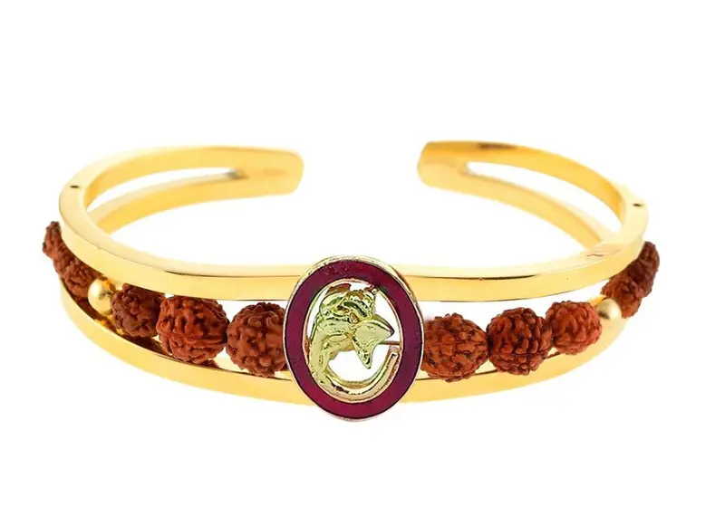 Rk06 Gold-Plated Brass Bracelet – Refined Unisex Fashion Jewelry 1