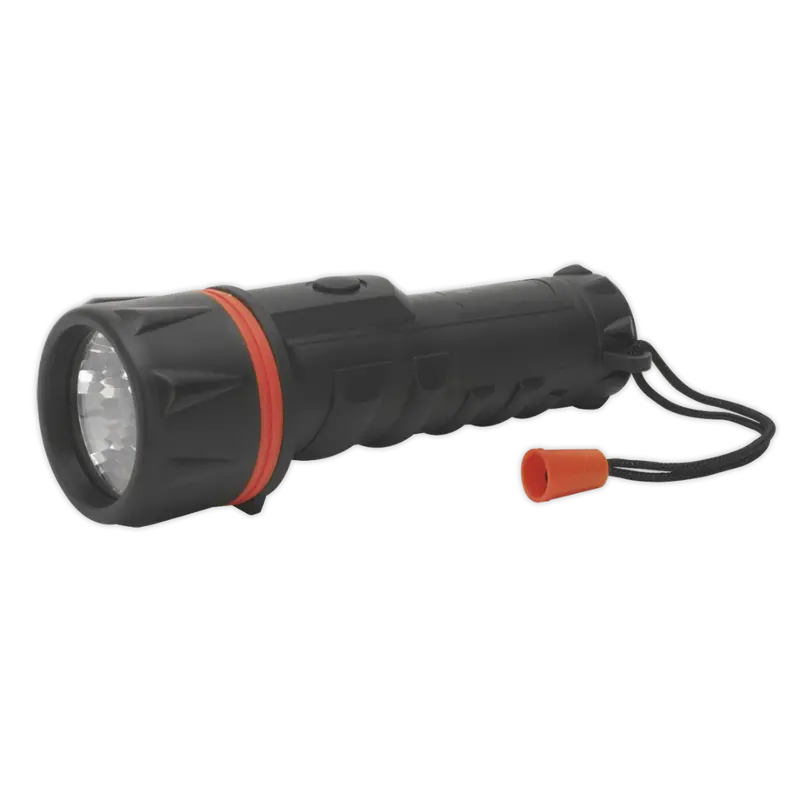 Rubber-Cased 2-D-Cell Torch With Heavy-Duty Housing 1