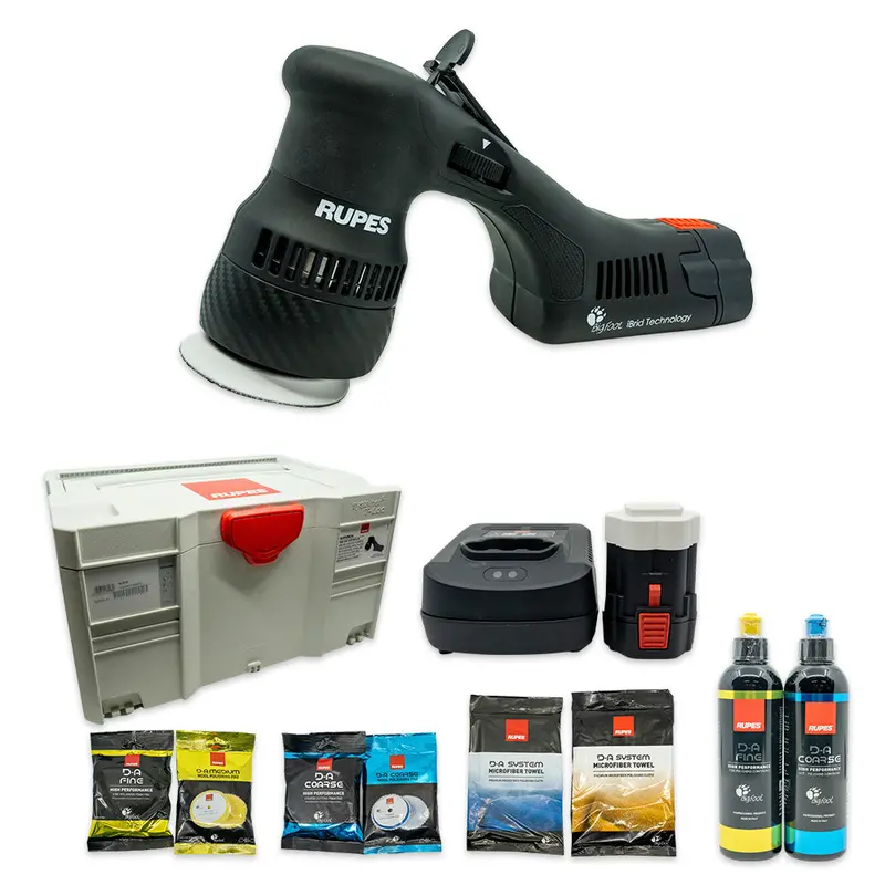 Rupes Hlr75 I-Brid Mini Polisher Complete Kit With Accessories 1