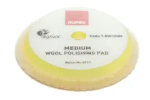 Rupes Yellow Da Wool Polishing Pad – 5" Diameter 1