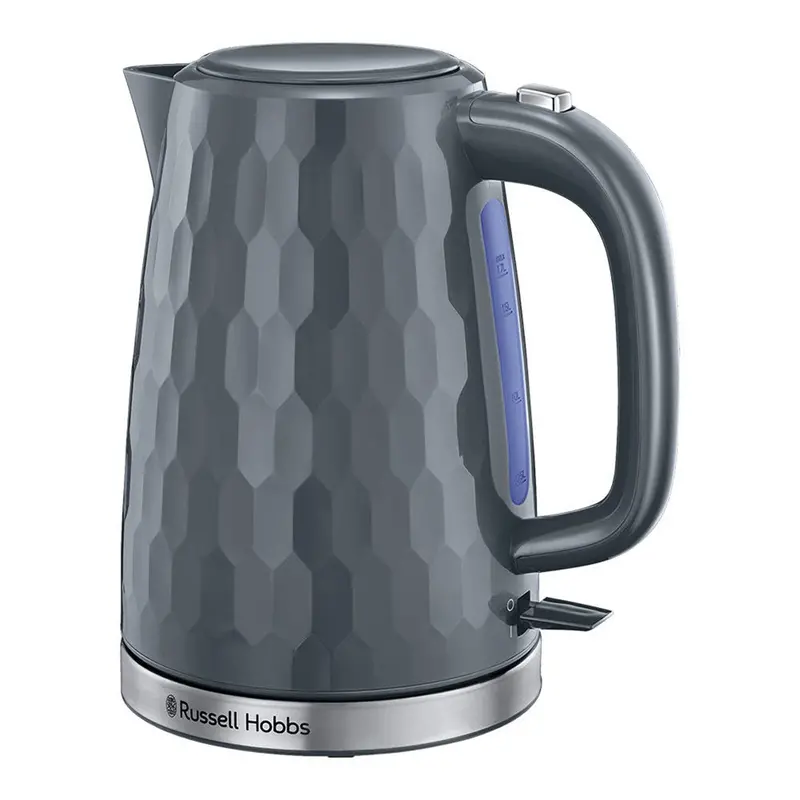 Russell Hobbs Honeycomb 1.7L Electric Kettle – Grey (26053) 1