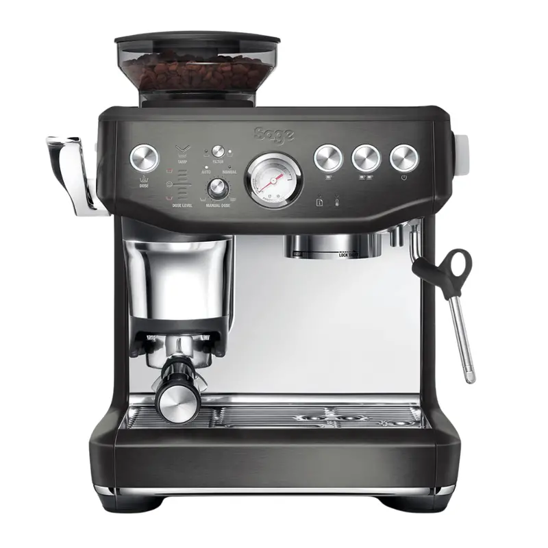 Sage Barista Express Impress Espresso Machine – Black Stainless Steel Pro Model 1