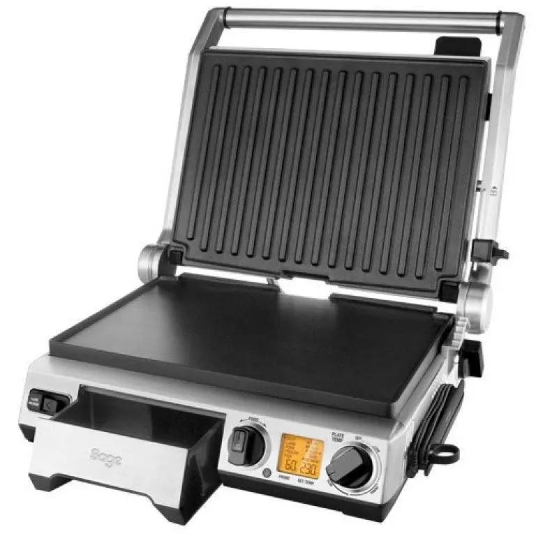 Sage Bgr840Bss Smart Grill Pro – 2400W Cast Aluminium Non-Stick Grill In Brushed Stainless Steel 1