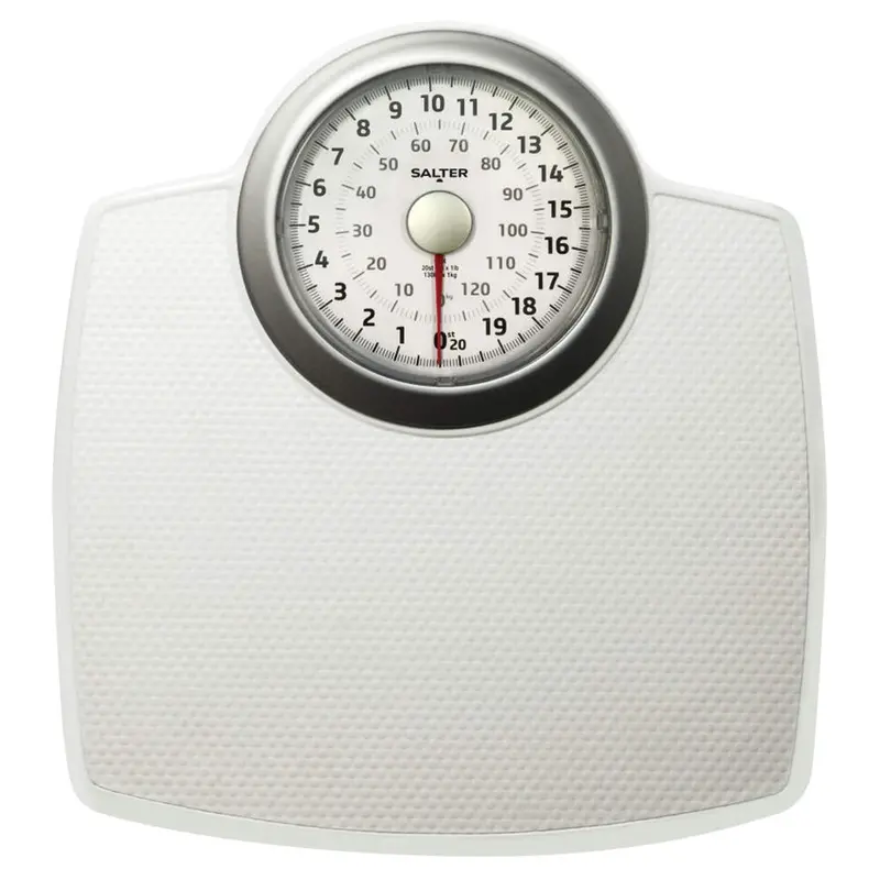 Salter Classic Analog Bathroom Scale With Vintage Design – White | 144Whsvdr 1