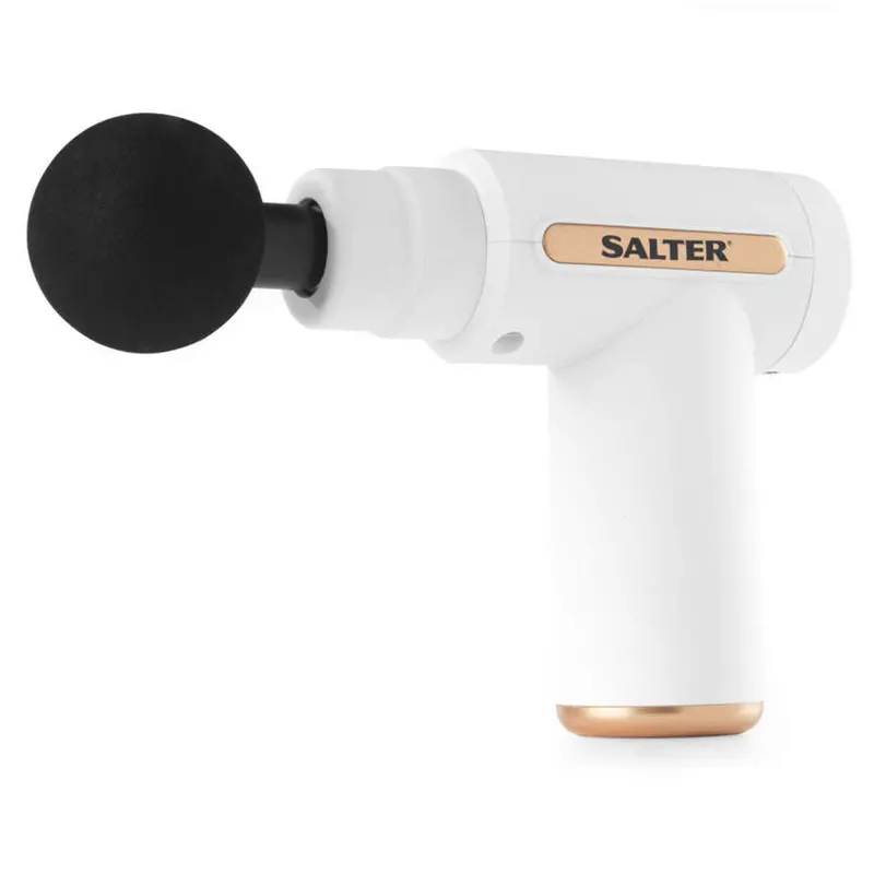 Salter Ee7427Whtstkeu7 Mini Electric Massage Gun – Compact White Design 1