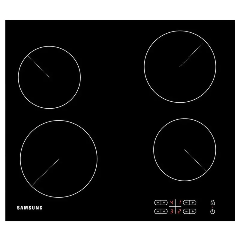 Samsung C61R2Aee 60Cm 4-Zone Ceramic Hob – Sleek Black Finish 1