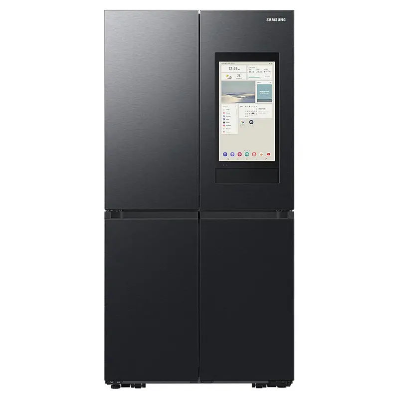 Samsung Family Hub French-Door Refrigerator – 636L With Built-In Beverage Center – Matte Black Finish 1