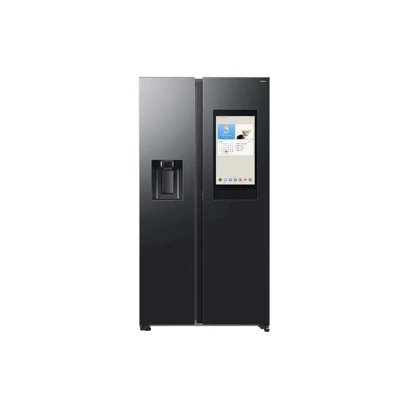 Samsung Rs90F66Befeu 614L Freestanding American Fridge Freezer – Black Diamond Finish 1
