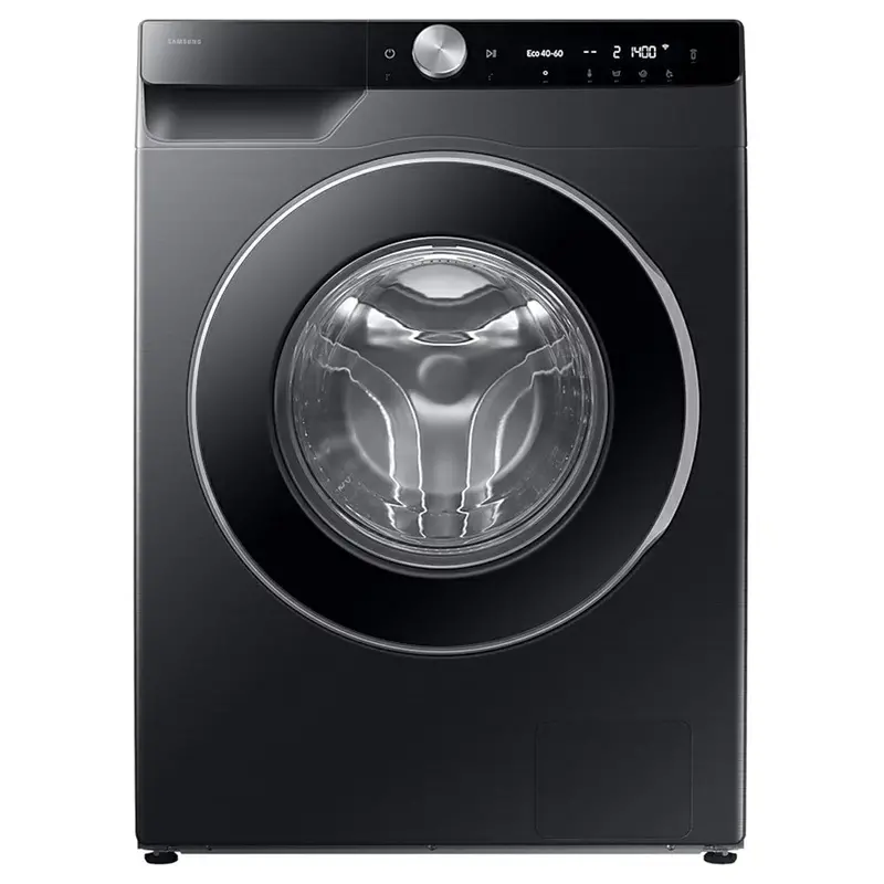 Samsung Series 6 Freestanding Washer – 9Kg Load, 1400 Rpm – Sleek Matte Black Design 1