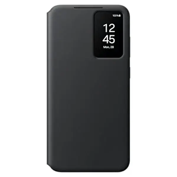 Samsung Smart View Wallet Case For Galaxy S24+ – Premium Black Leather-Feel Cover (Ef-Zs926Cbegww) 1
