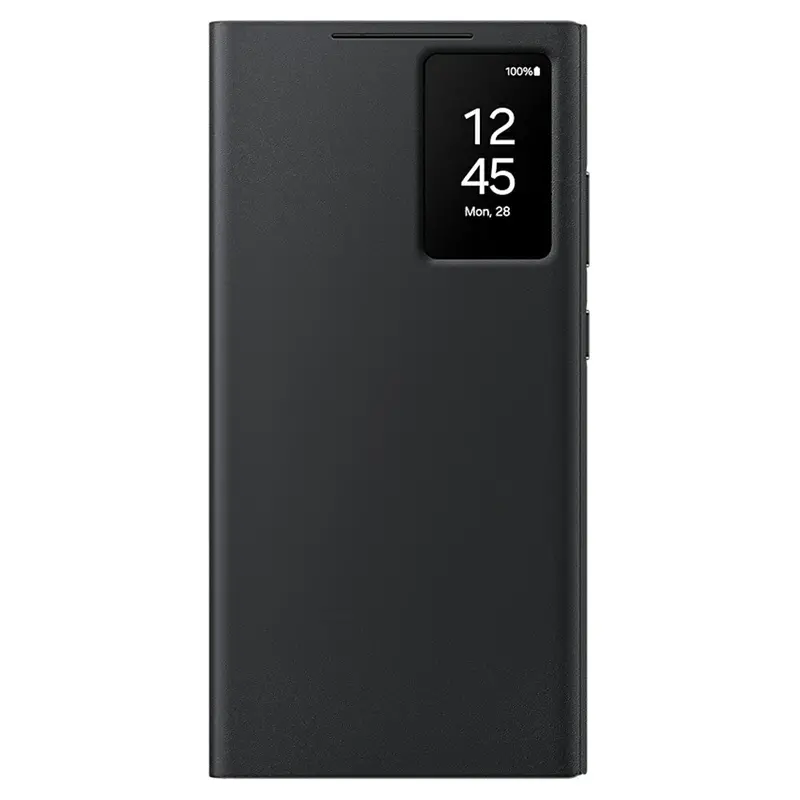 Samsung Smart View Wallet Case For Galaxy S24 Ultra – Slim Black Design (Ef-Zs928Cbegww) 1