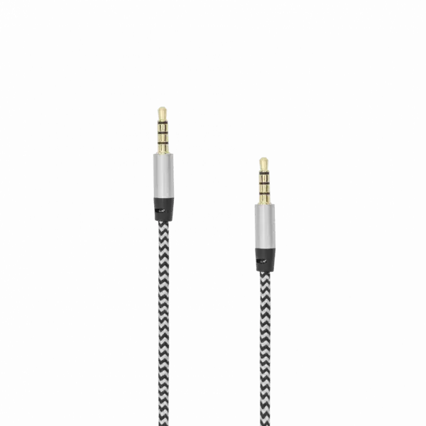 Sbox 1.5M 3.5Mm Male Aux Cable – Clean White Audio Lead 1