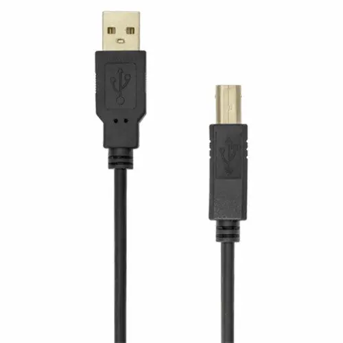Sbox 3-Meter Usb-A To Usb-B Cable – Sleek Black Design | Usb-1013/R 1