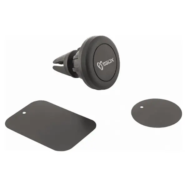 Sbox Magnetic Car Phone Mount – Adjustable Black Holder With Strong Magnet 1