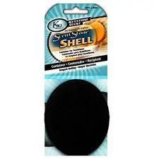 Scent Stone Shell Black Vehicle Air Freshener 1