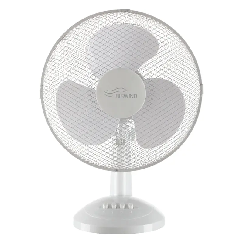 Schuss Bw30Cmtiuk 30Cm Table Fan – Quiet Oscillating Design In White 1