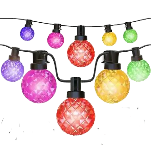 Secret Garden Zia Gl15Col 15-Metre Led String Lights – Elegant Black Outdoor Design 1