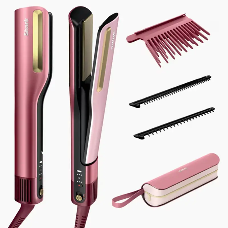 Shark Silkipro Wet-To-Dry Ceramic Hair Straightener – Rose Petal Shade | Ht401Ukpk 1