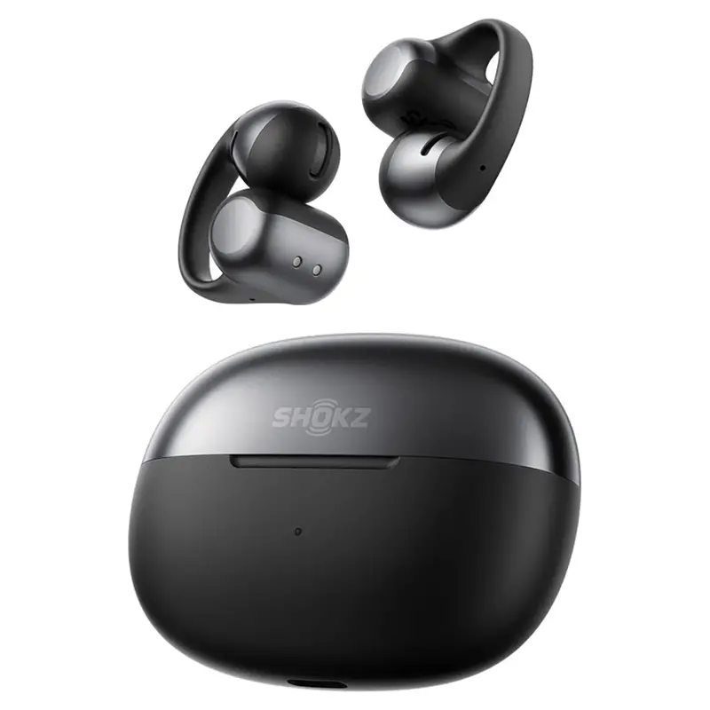 Shokz Opendots One Open-Ear Wireless Earbuds – Black (38-E310-St-Bk) 1