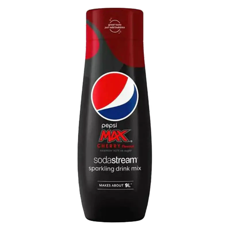 Sodastream 440 Ml Pepsi Max Cherry Flavor Syrup – Zero-Sugar Carbonation Boost (1924211440) 1