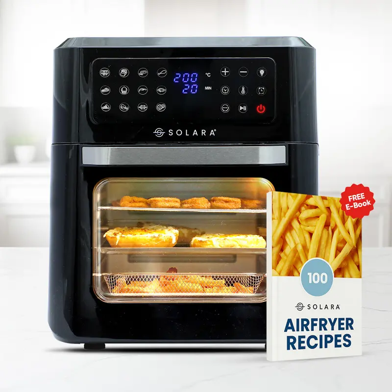 Solara 12-Liter Digital Air Fryer Oven With Smart Controls 1