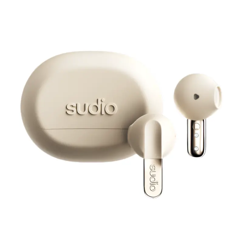 Sudio N3Snd True Wireless In-Ear Earbuds – Golden Sand Finish, Touch Controls 1
