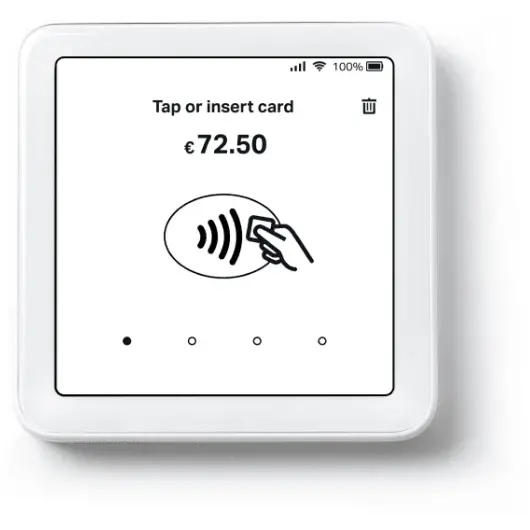 Sumup Solo Contactless Card Reader – Compact White Model 1