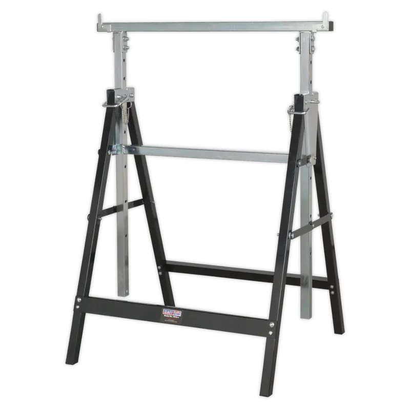 Telescopic Fold-Down Trestle – 200Kg Load Capacity, Space-Saving Design 1