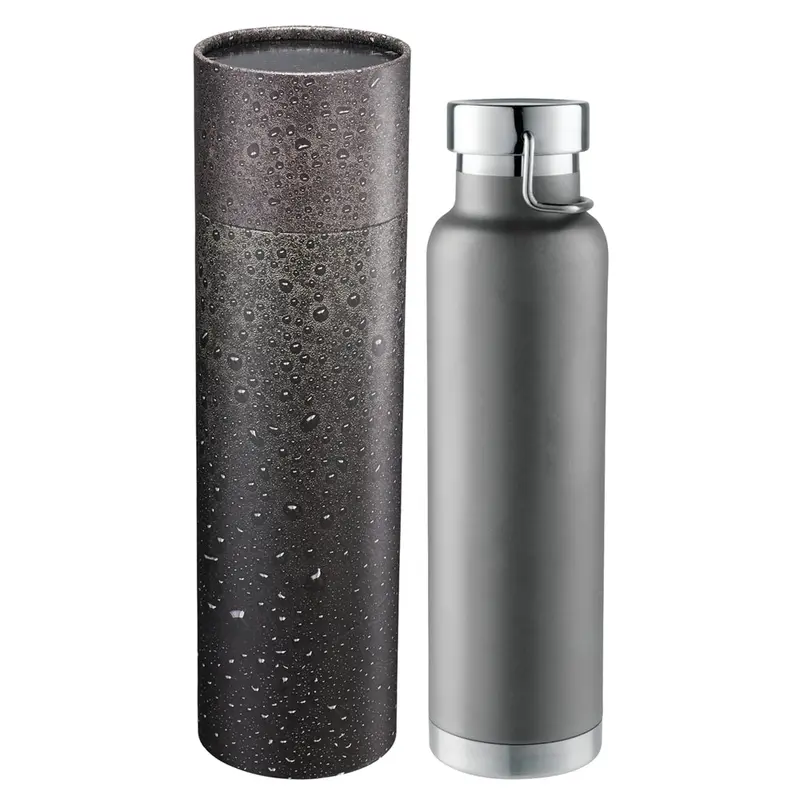 Thor Copper Vacuum Bottle With Cylindrical Packaging – 22Oz, Elegant Unboxing 2