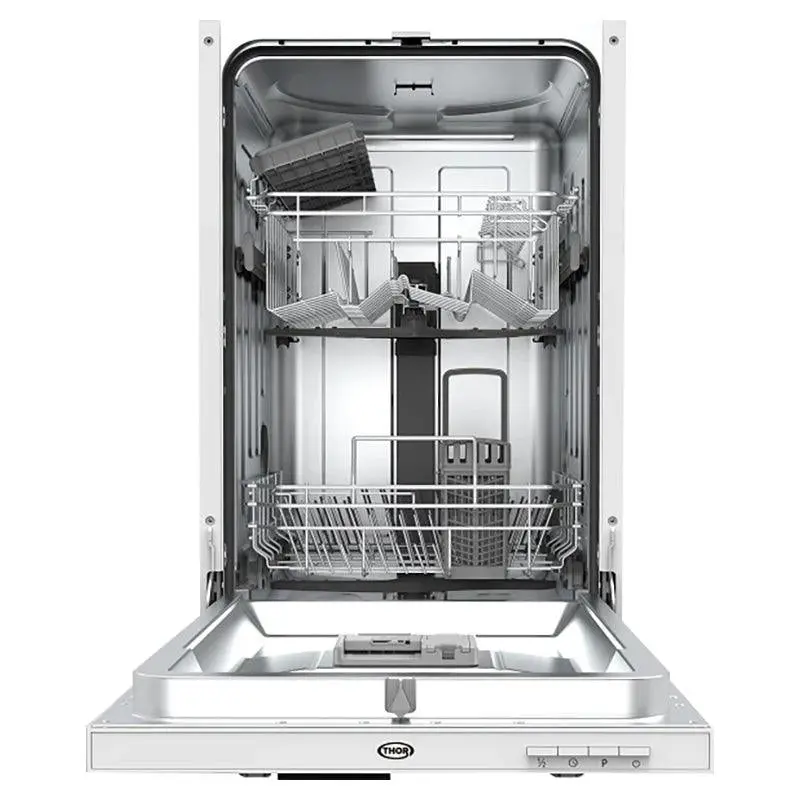 Thor T3410Mint 45Cm Fully Integrated Slimline Dishwasher – Quiet Operation, Stainless Interior 1