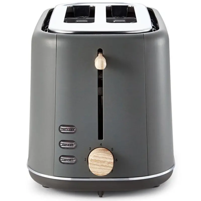 Tower Scandi 800W 2-Slice Toaster — Minimalist Grey Finish | T20027G 1