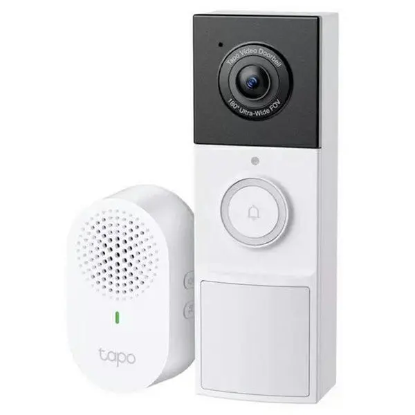 Tp-Link Tapo D210 Video Doorbell – 2K Resolution, Wireless Chime Included, White | Tapo D210 1